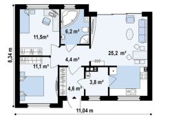 Desain Ruang Tamu Rumah Ukuran Tanah 60m²